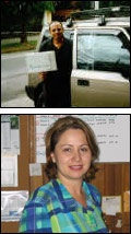 Francini Salas and Carlos Cambronero